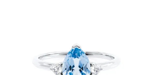Aquamarine Diamond Rings with Cool, Refined Beauty Aquamarine diamond ring